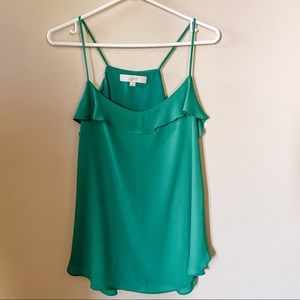 LOFT Ruffle Strappy Cami
